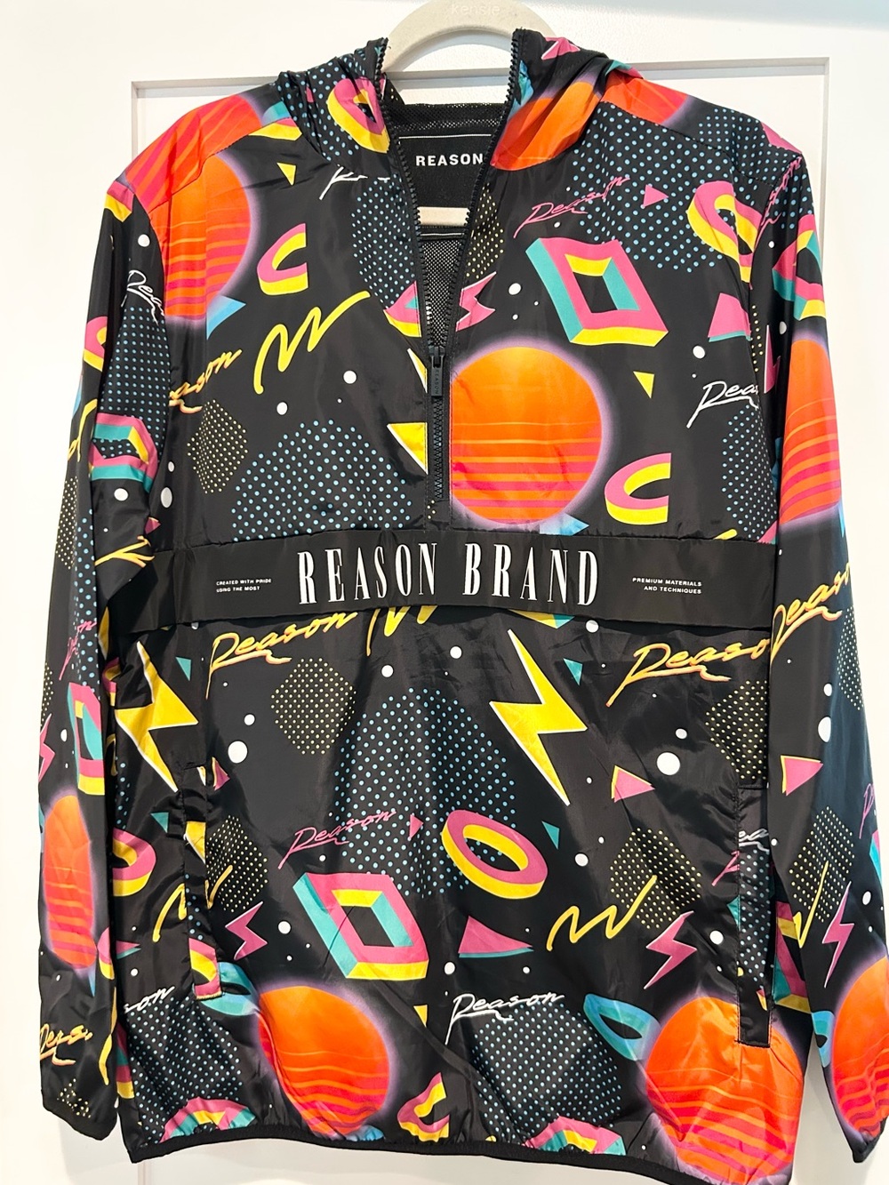 Reason Brand 80’s Half-Zip Windbreaker